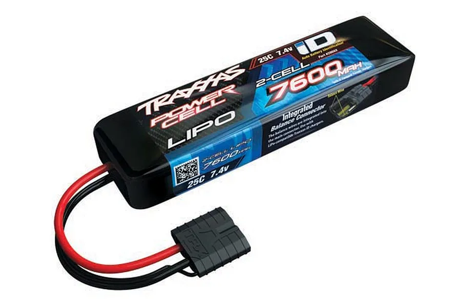 Traxxas Power Cell 7.4v 7600Mah 25C iD LiPo Battery image 37344