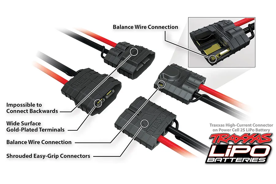 Traxxas Power Cell 7.4v 7600Mah 25C iD LiPo Battery image 37345