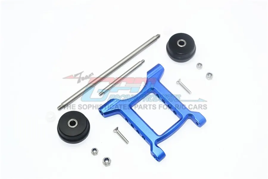 GPM Blue Aluminium ARRMA Granite 4x4 Adjustable Wheelie Bar image 37376