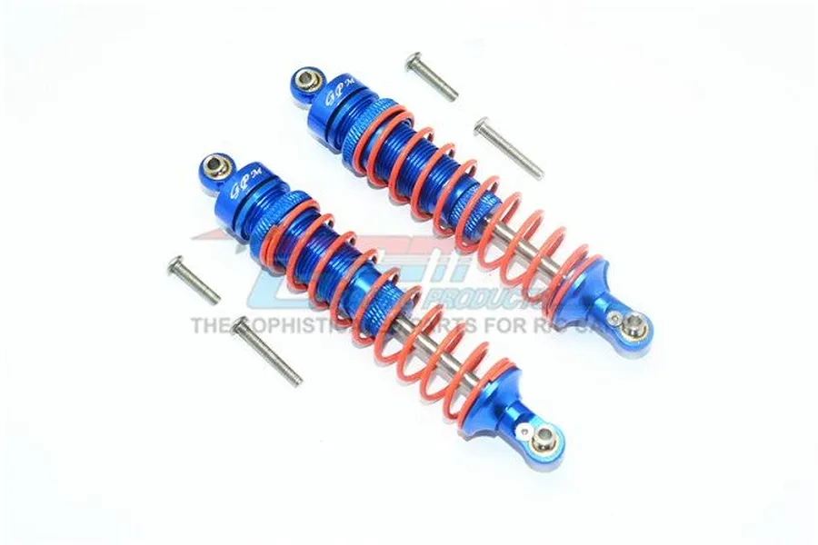 GPM Aluminium 102mm Front Heavy Duty Shocks 2Pcs - Blue image 37378