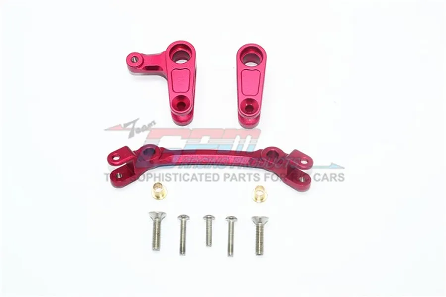 GPM Red Aluminium ARRMA Granite 4x4 Steering Assembly Set image 37390