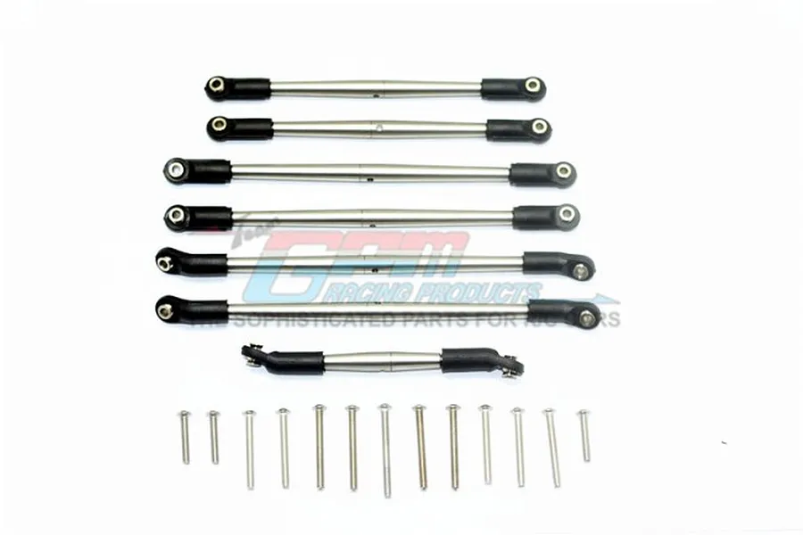 GPM Stainless Steel TRX-4 Complete Turnbuckle Set 7Pcs Set image 37398