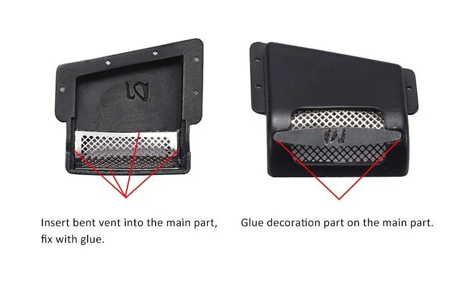 GPM TRX-4 Defender Fender Vent Kit image 3