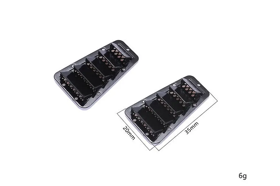 GPM Black Steel TRX-4 Bonnet Vent Set Type B image 37453