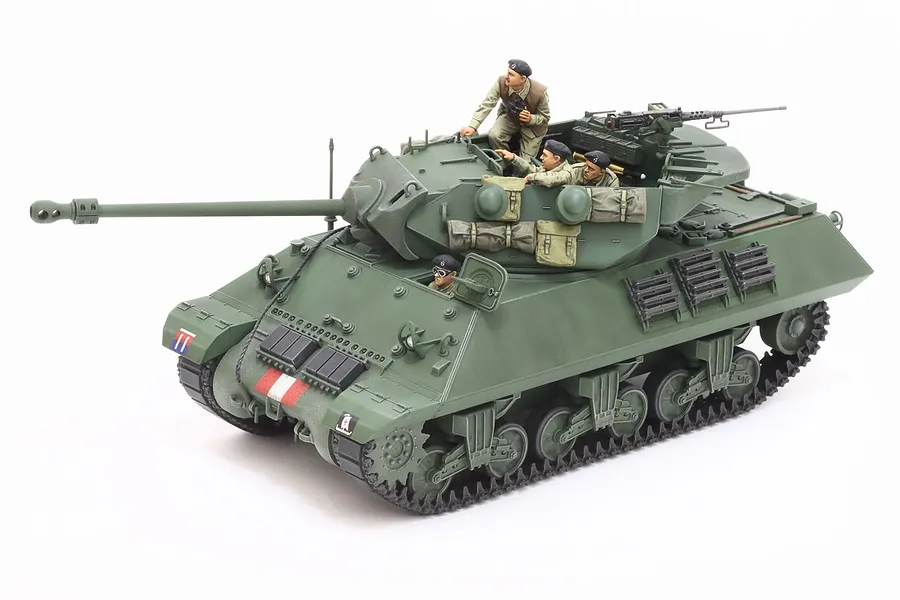 Tamiya 1/35 British M10 IIC Achilles Tank Scaled Plastic Model Kit image 37458