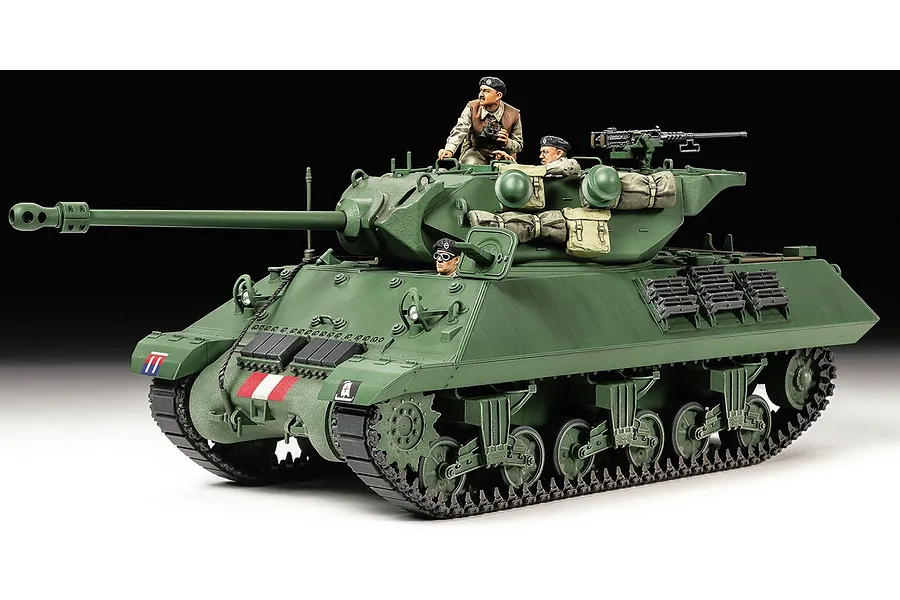 Tamiya 1/35 British M10 IIC Achilles Tank Scaled Plastic Model Kit image 37460