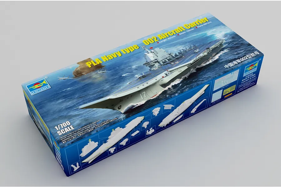 Trumpeter 1/700 PLA Navy Type 002 Aircraft Carrier Plastic Model Kit image 37548