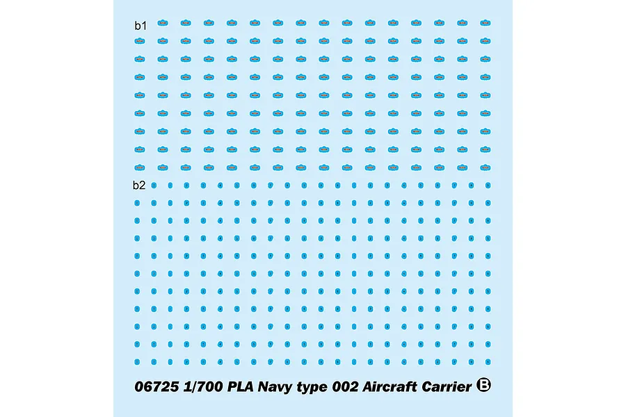 Trumpeter 1/700 PLA Navy Type 002 Aircraft Carrier Plastic Model Kit image 37550