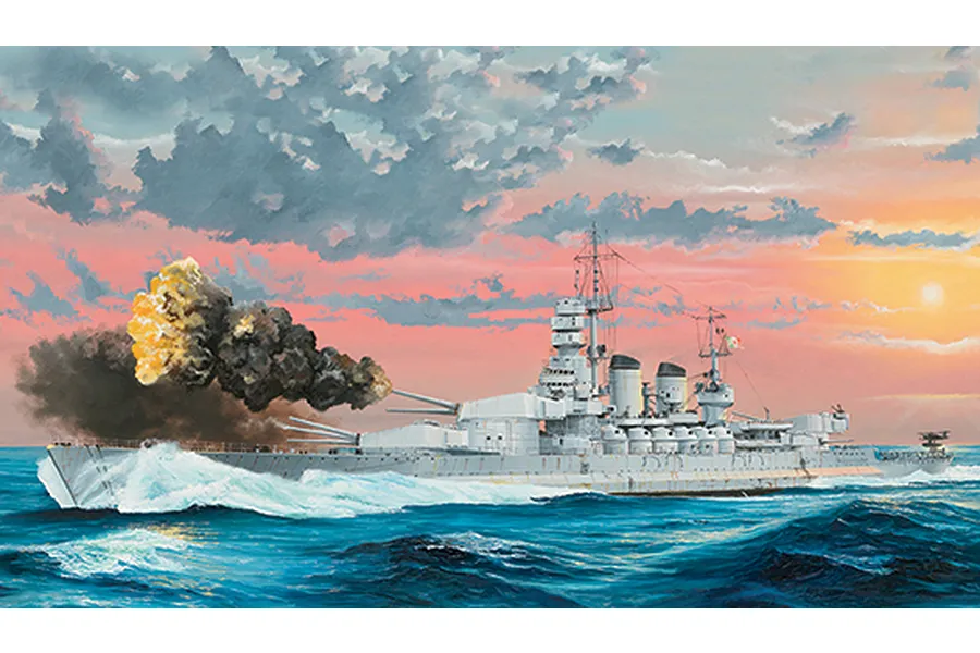 Trumpeter 1/350 Italian RN Littorio 1941 Battleship Scaled Plastic Model Kit image 37553
