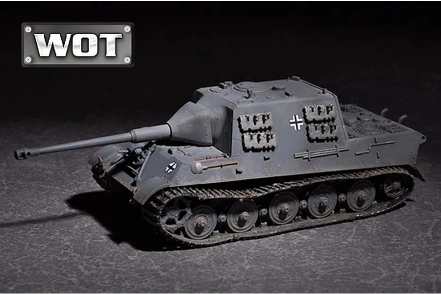 Trumpeter 1/72 German Jagdtiger w/ 88mm L71 Tank Scaled Plastic Model Kit image 37558