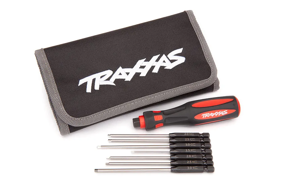 Traxxas Premium Metric 1/4&amp;quot; Hex Bit Master Tool Set 7Pcs image 37639
