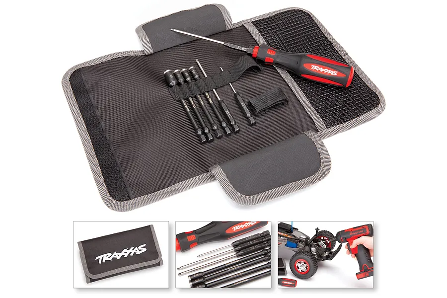 Traxxas Premium Metric 1/4&amp;quot; Hex and Nut Driver Essentials Set Tool Set 7Pcs image 37646
