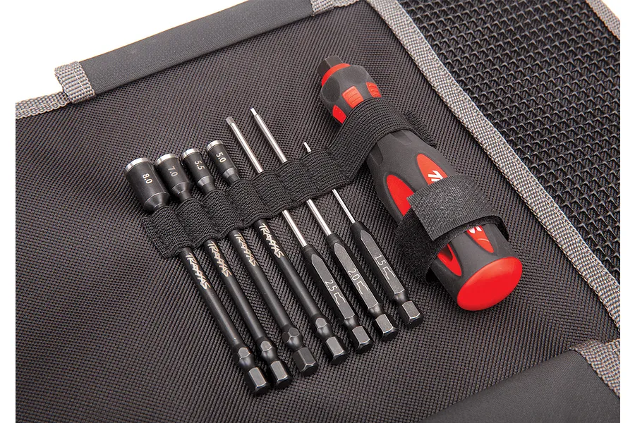 Traxxas Premium Metric 1/4&amp;quot; Hex and Nut Driver Essentials Set Tool Set 7Pcs image 37650