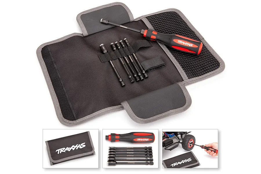Traxxas Premium Metric 1/4&amp;quot; Nut Bit Master Tool Set 6Pcs image 37655