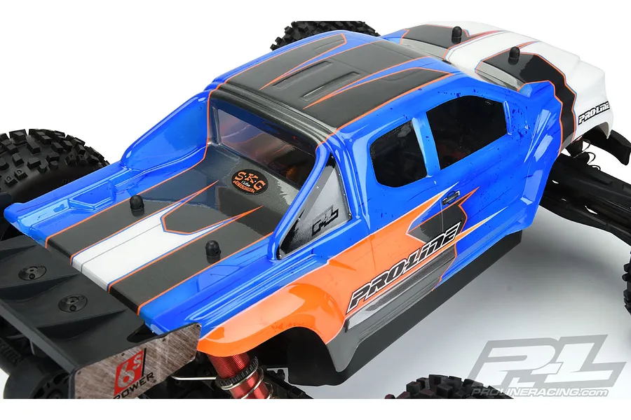 Pro-Line 1/8 ARRMA Outcast &amp;amp; Notorious Brute Clear Unpainted Body Shell image 37678