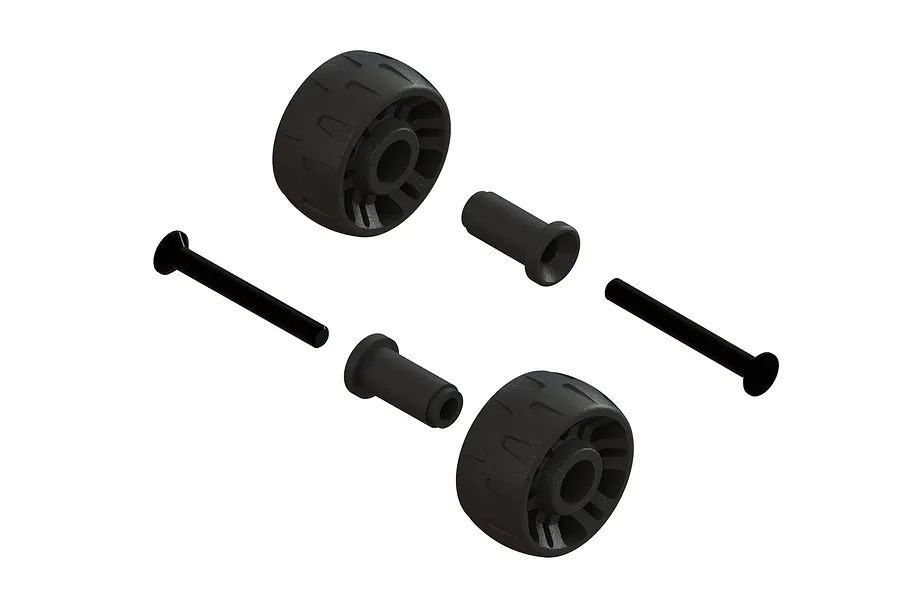 ARRMA Wheelie Bar Wheels w/ Hardware image 37745