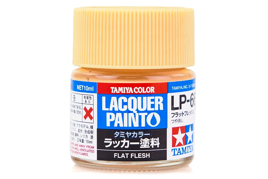 Tamiya LP-66 Flat Flesh Lacquer Paint 10ml image 37761