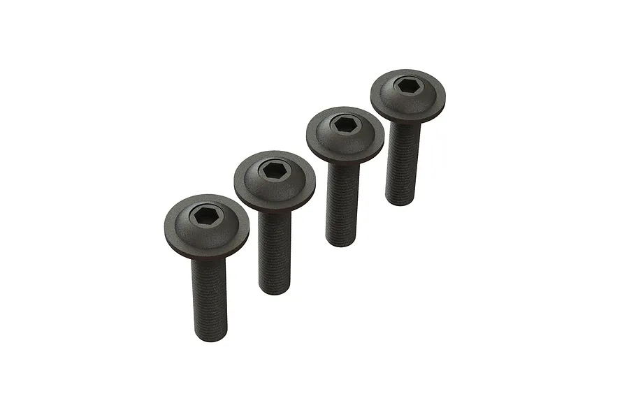 ARRMA 4x14mm Fine Thread Button Head Screws 8Pcs image 37817