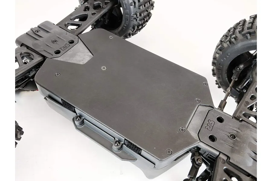 T-Bone Racing Black ARRMA Outcast 4S Chassis Skid Plate image 37894