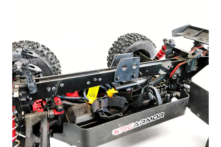 T-Bone Racing Black Aluminium ARRMA Notorious &amp;amp; Outcast Tower to Tower (T2T) Brace image 37979