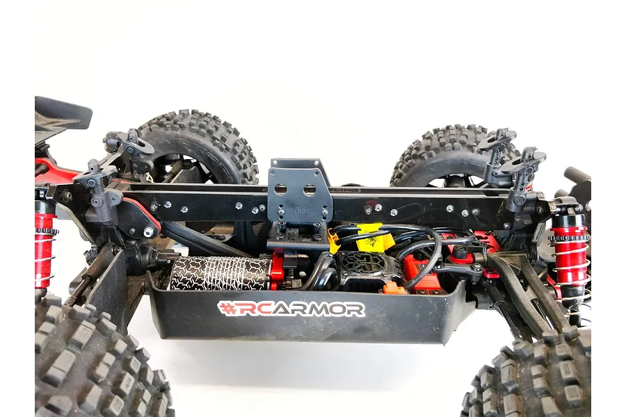 T-Bone Racing Black Aluminium ARRMA Notorious &amp;amp; Outcast Tower to Tower (T2T) Brace image 37981