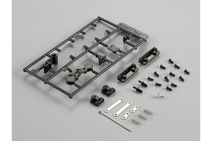 Killerbody 1/10 Toyota Land Cruiser Movable Hood Upgrade Sets image 37997