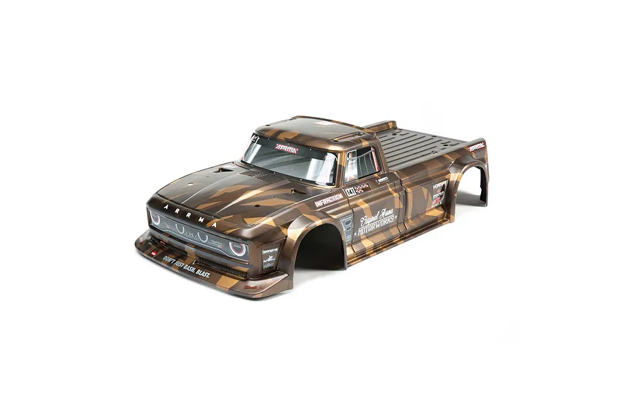 ARRMA 1/7 Infraction Matte Bronze Camo Painted Body Shell image 38100