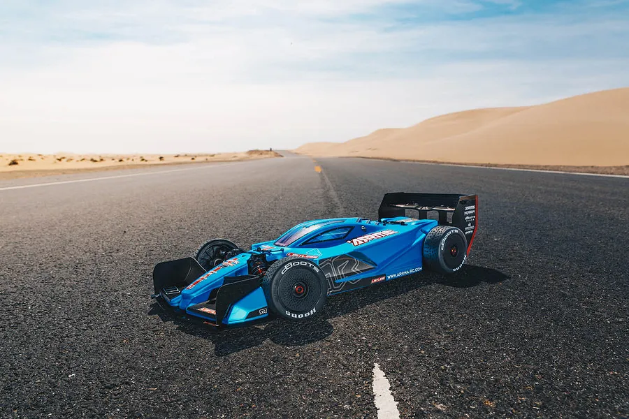 ARRMA 1/7 Limitless Complete Painted Matte Blue Body Shell image 38117