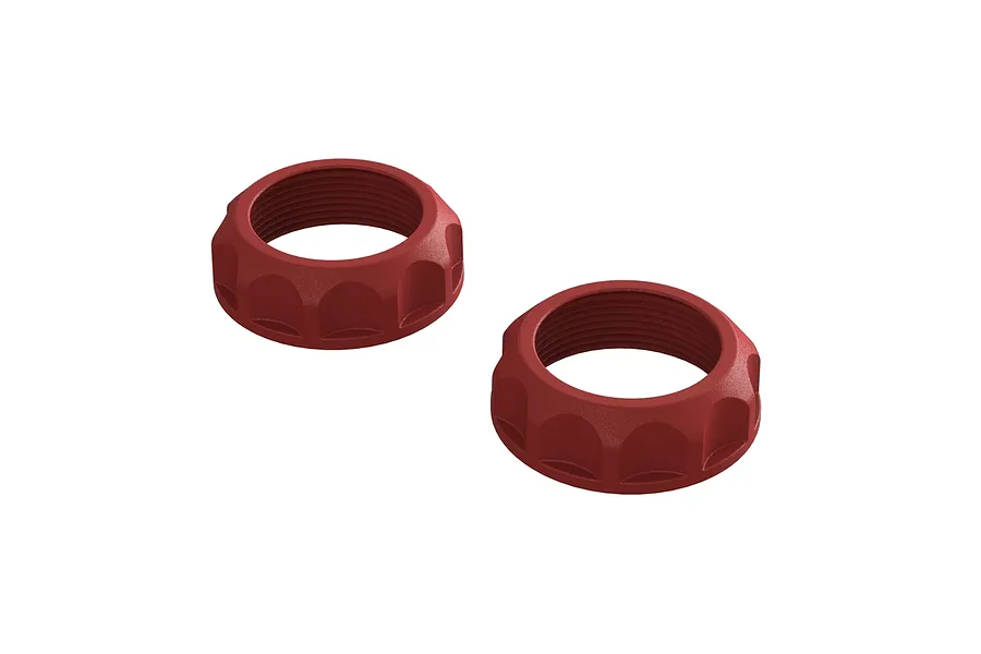 ARRMA Red Shock Caps 2Pcs image 38194