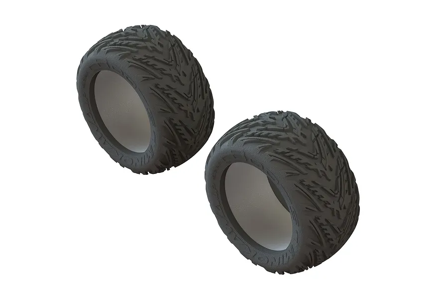 ARRMA 3.8&amp;quot; KRATON DBoots Minokawa LP Tyres 2Pcs image 38219