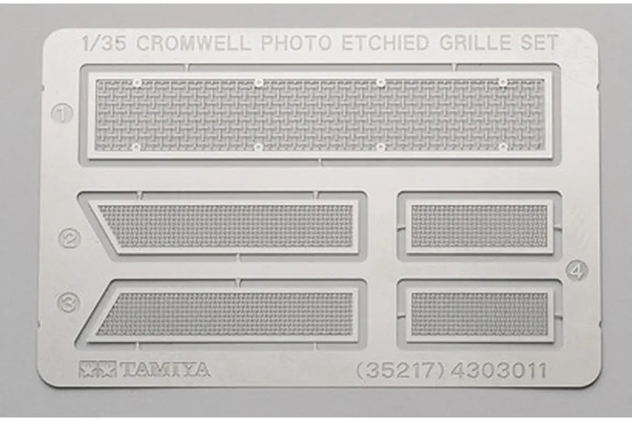Tamiya 1/35 Cromwell Series Photo Etched Grille Set image 38335