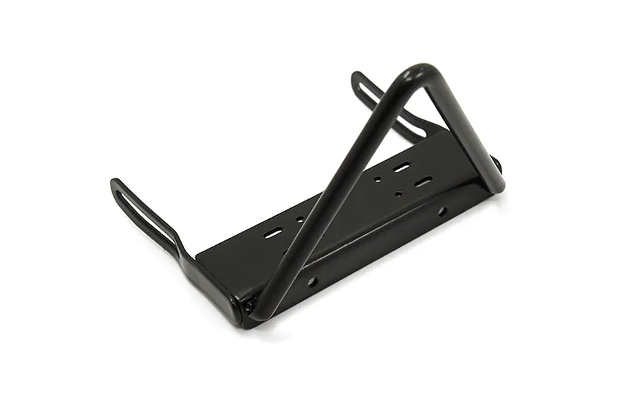 Yeah Racing Black Steel SCX10 II Stinger Front Bumper w/ Winch Mount &amp;amp; D Shackles image 38412