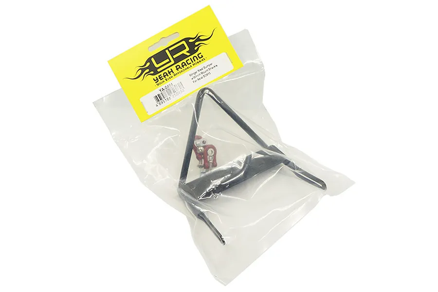 Yeah Racing Black Steel SCX10 II Stinger Front Bumper w/ Winch Mount &amp;amp; D Shackles image 38414