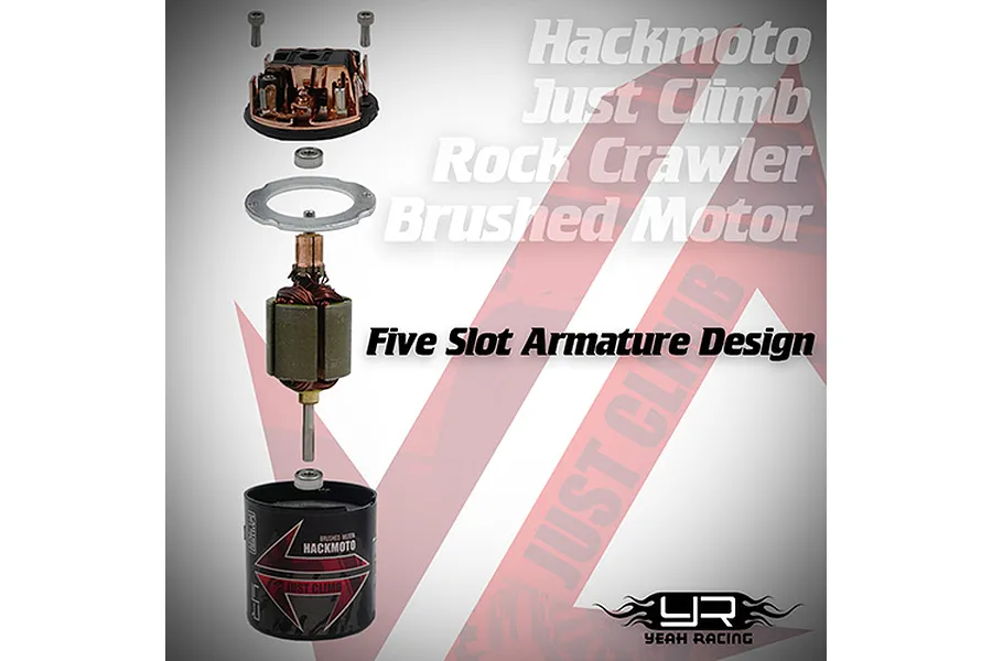 Yeah Racing Hackmoto Just Climb 540 Size 20 Turn Brushed Rock Crawler Motor image 38446