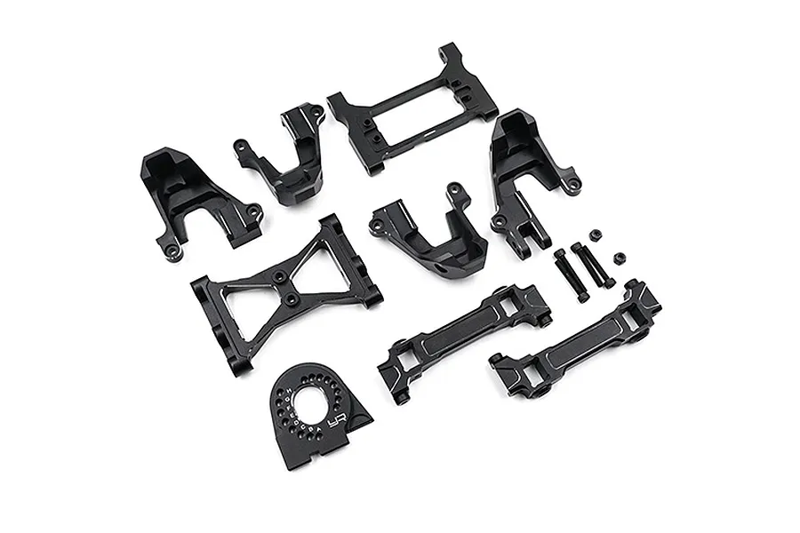 Yeah Racing Black Aluminium TRX-4 Upgrade Parts Set image 38449