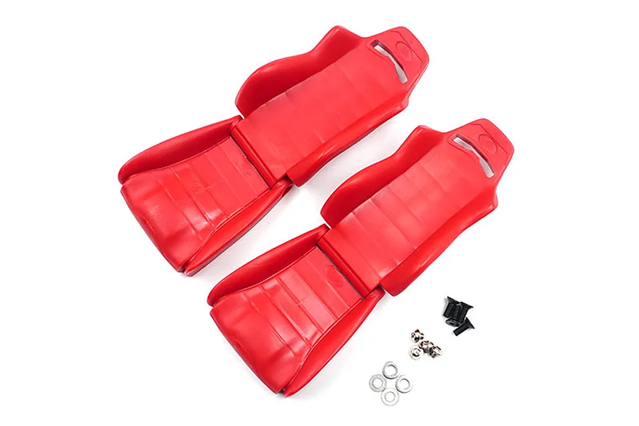 Yeah Racing 1/10 Crawler Red Plastic Seats 2Pcs image 38471