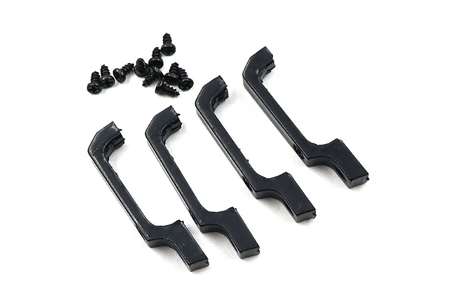 Yeah Racing Black TRX-4 Plastic Door Handles 4Pcs image 38474