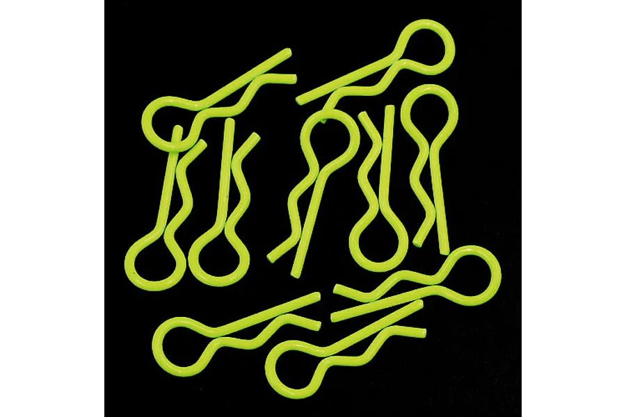 Yeah Racing 1/10 1/8 Florescent Yellow Body Pins 10Pcs image 38489