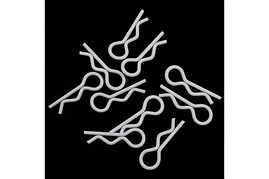 Yeah Racing 1/10 1/8 White Body Pins 10Pcs image 38497