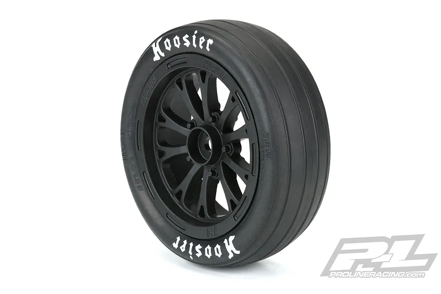 Pro-Line 2.2&amp;quot; Pomona Drag Spec Front Black Rims 2Pcs image 38534
