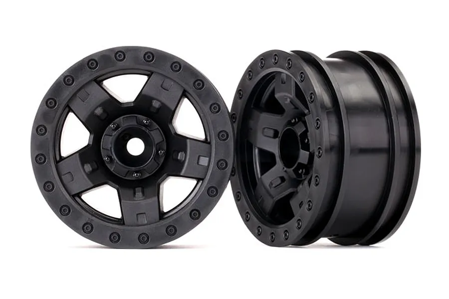Traxxas TRX-4 2.2&amp;quot; Black Rims 2Pcs image 38610