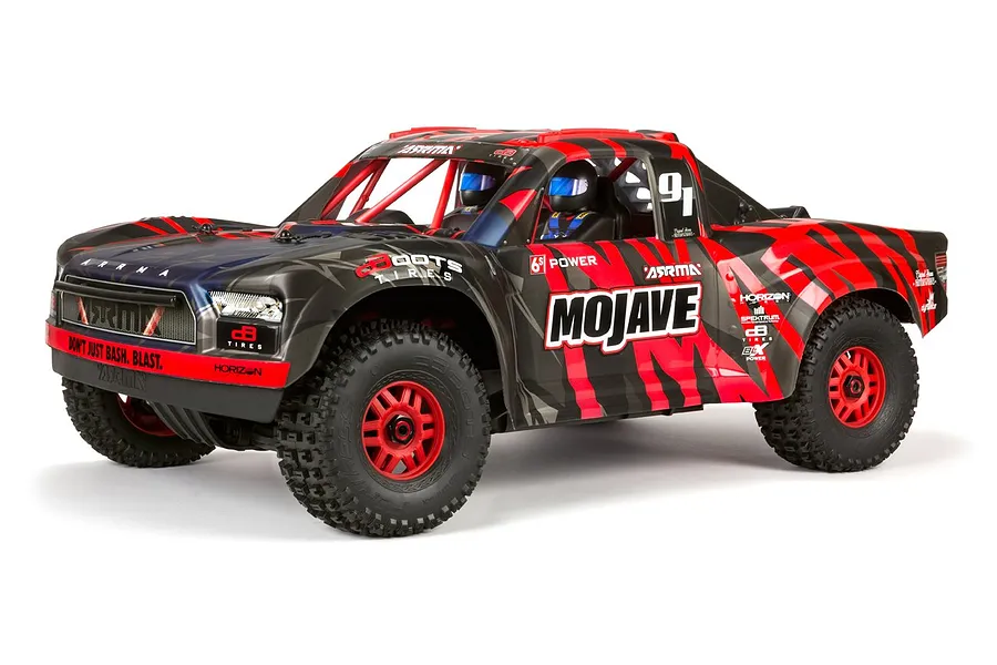 ARRMA Mojave BLX Desert Racer RC Short Course Truck Electric Brushless 1/7 Scale RTR - Red image 38629