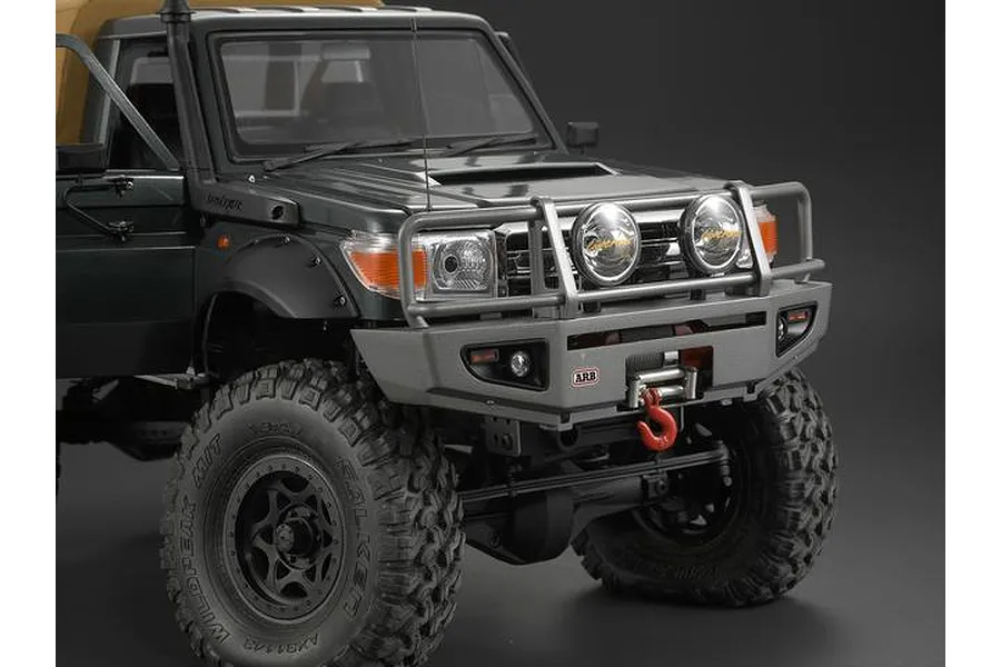 Killerbody 1/10 Toyota Land Cruiser Silver Grey Alloy Bumper w/ LEDS Upgrade Sets image 38687