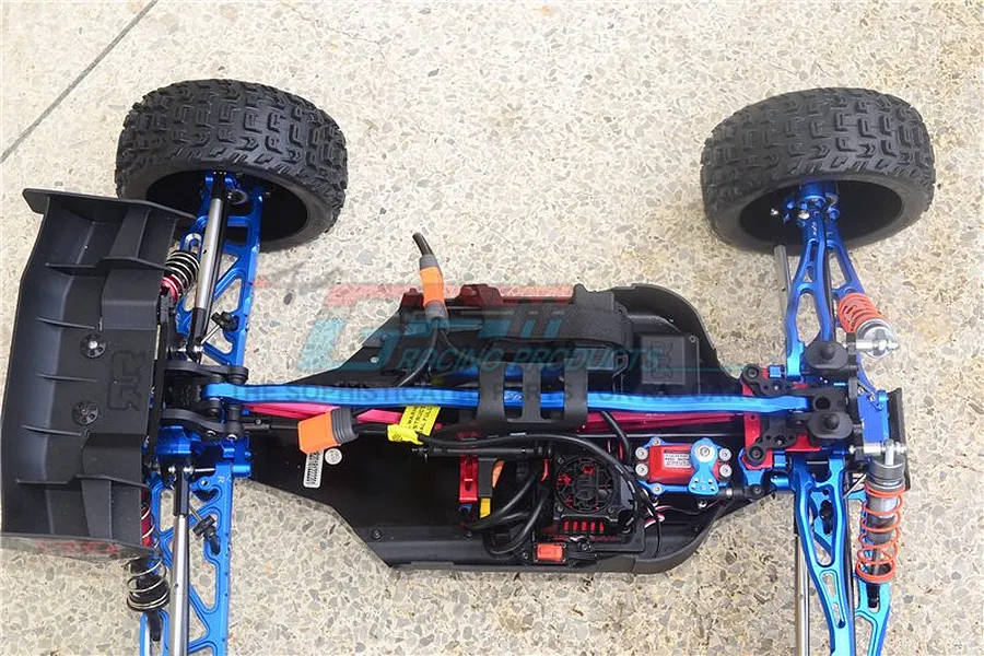 GPM Red Aluminium ARRMA Talion Centre Chassis Brace image 38694
