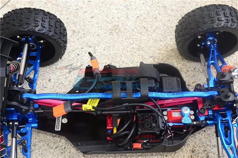 GPM Red Aluminium ARRMA Talion Centre Chassis Brace Kit 3Pc image 38698