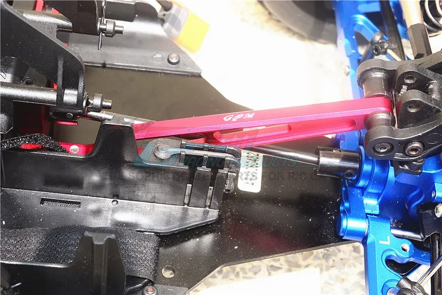 GPM Red Aluminium ARRMA Talion Rear Chassis Brace image 38702