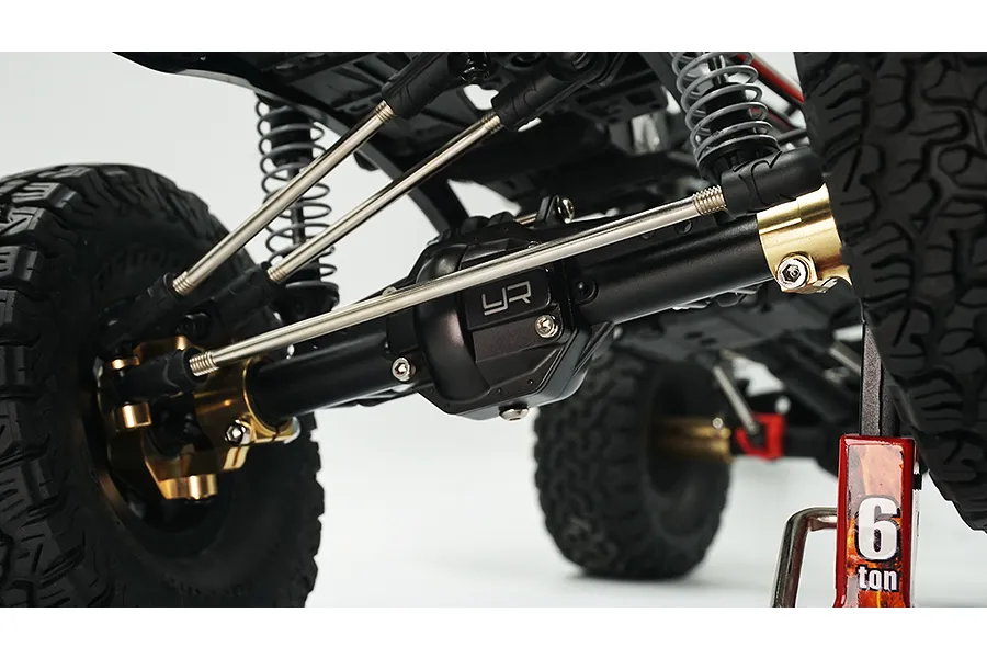 Yeah Racing Black Aluminium SCX10 II Front or Rear Differential/Axle Housing image 38707