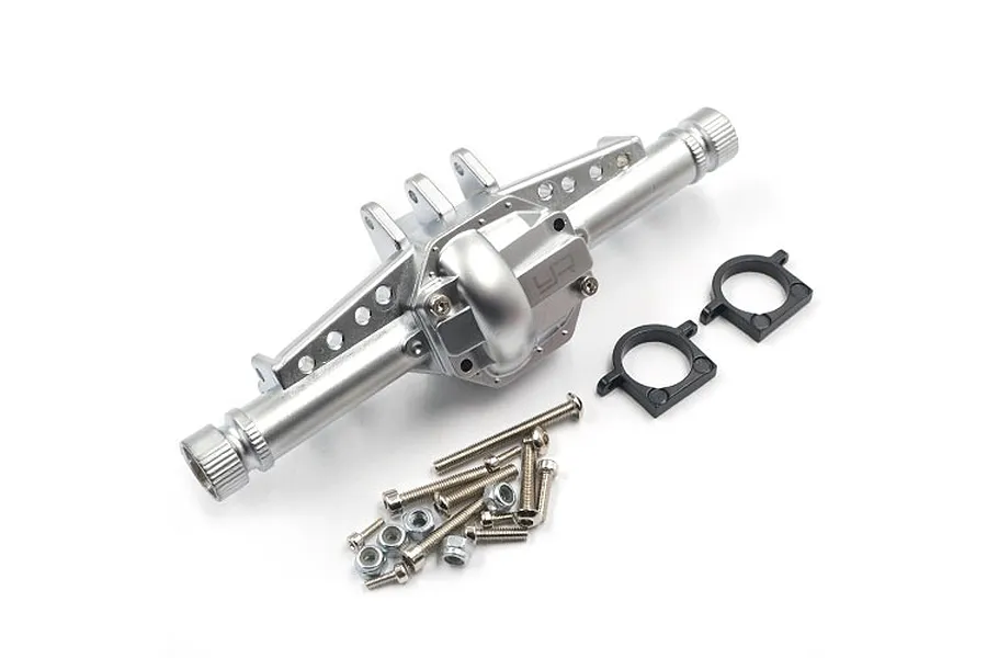 Yeah Racing Silver Aluminium SCX10 II Front or Rear Differential/Axle Housing image 38709