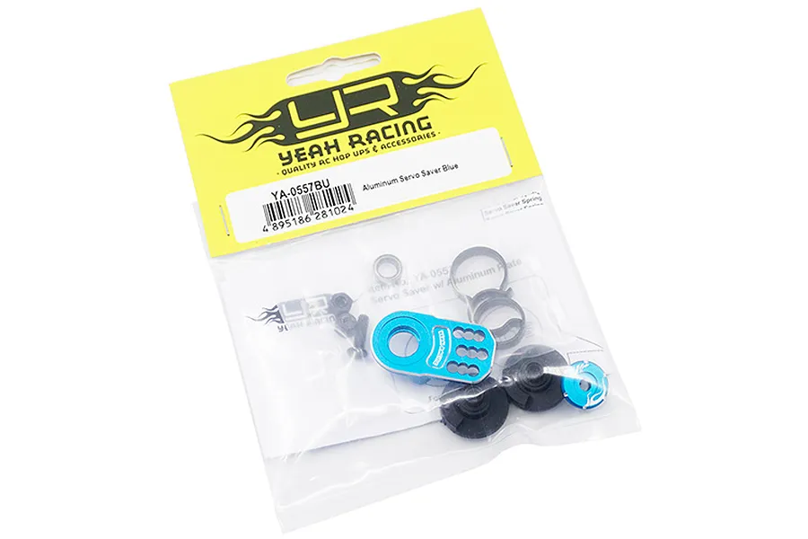 Yeah Racing Blue Aluminium Servo Horn w/ Built in Servo Saver image 38878