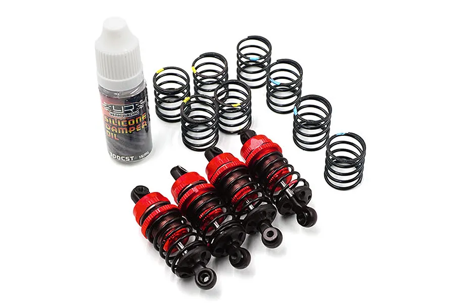 Yeah Racing 1/10 Red Aluminium Qutus Challenger Touring M-Chassis 50mm Shocks 4Pcs image 38889